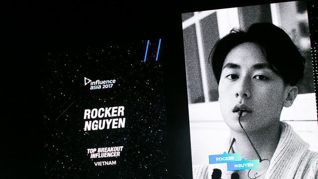 Rocker Nguyễn đạt giải Breakout tại Influence Asia 2017