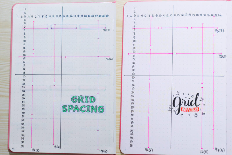 grid spacing a5 bullet journal 1440x960 1