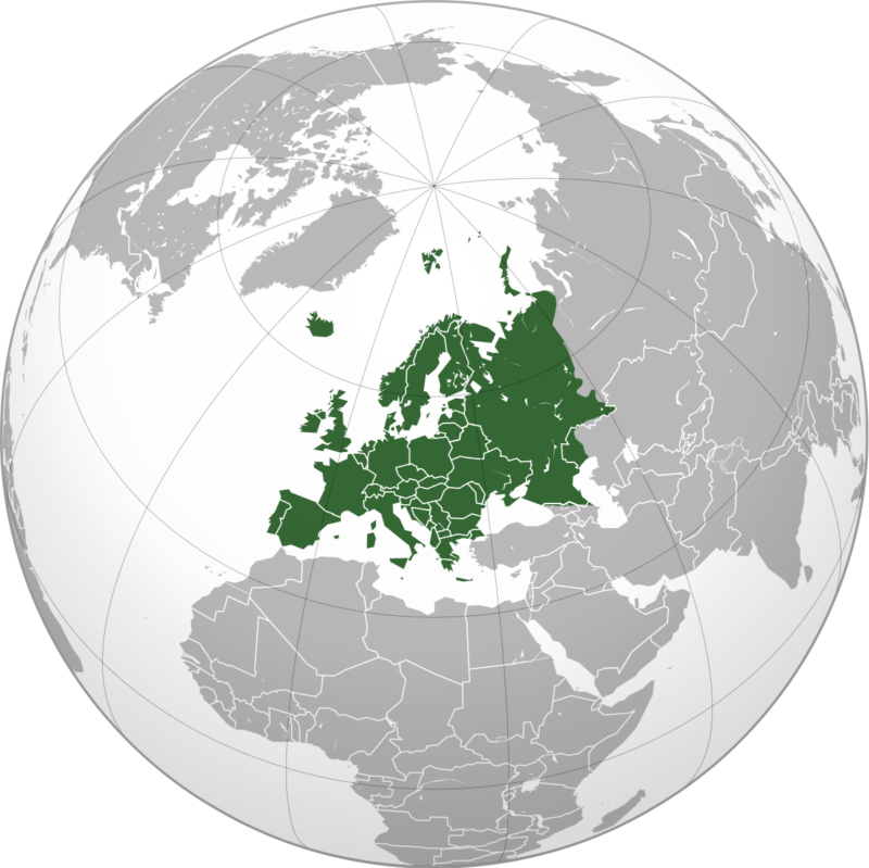 dân cư Châu Âu chủ yếu thuộc chủng tộc nào 