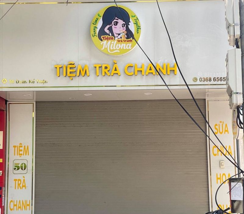 Tiệm trà chanh Milona